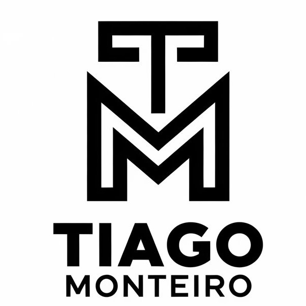 Logo com as iniciais de Tiago Monteiro